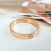 【95新】Cartier卡地亚LOVE系列B4085255玫瑰金窄版无钻LOVE戒指55号中性款020326NJS15 商品缩略图5