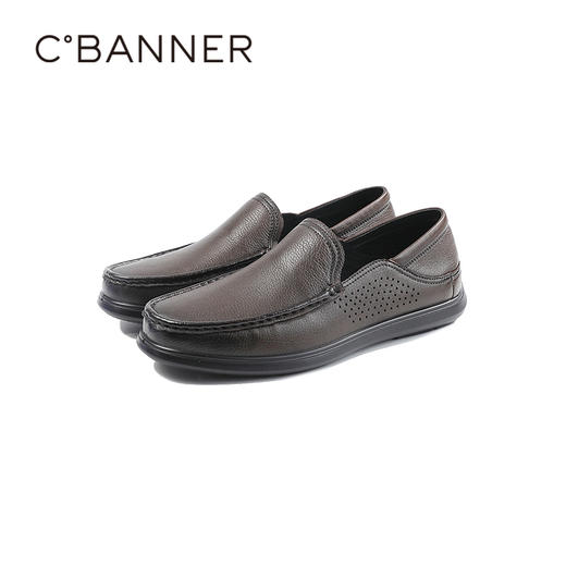 千百度2026春季男鞋手感细腻纹理清晰柔感鞋A26115151 商品图5