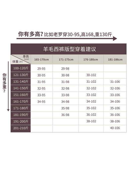 【转仓下架】【大师金标】100%绵羊毛免腰带高档西裤247Z0S815N 商品图1