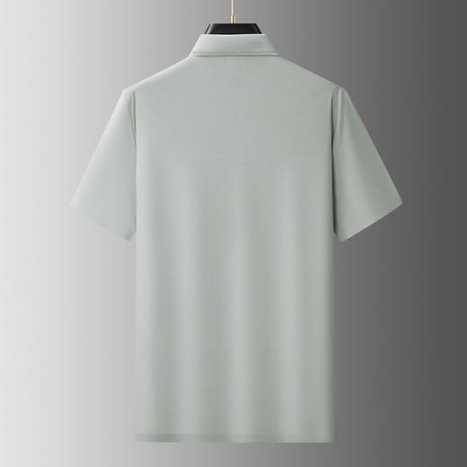 【DG】大依优型大码男装夏季商务翻领POLO衫短袖休闲凉感棉质短袖T恤300 商品图3