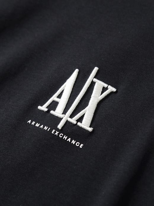 阿玛尼礼盒春夏男士纯棉宽松刺绣圆领薄T恤上衣内搭 MD 341729 商品图6