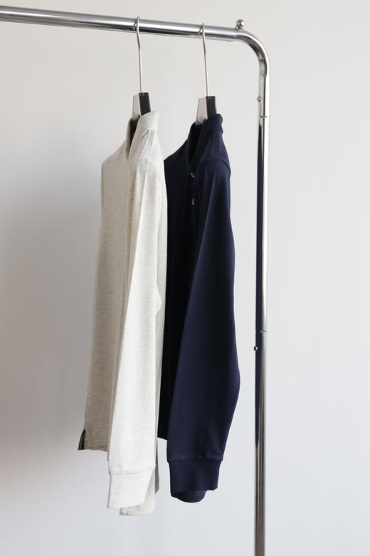 HJS 新品 弹力Polo衫 长袖T恤休闲上衣 CX255 商品图4