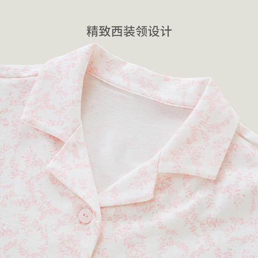 英氏儿童睡衣套装女宝宝短袖衣服春夏家居服YZJCJ1P016A 商品图1
