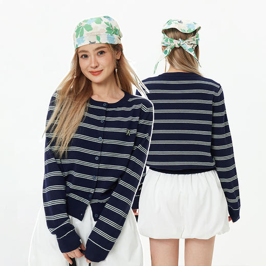 【出游季特惠-春夏新品】ACMEITEM爱棵米-女士开襟毛衫GAH2300115A 商品图1