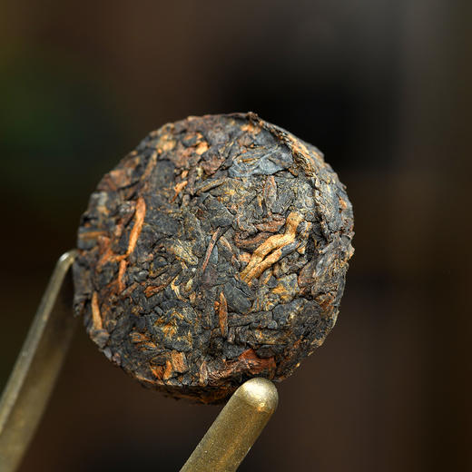 几棵树百年小糯小金饼金装熟茶120克 商品图4