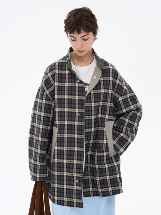 local tag/lt26ssk11/水洗冷灰 双面风衣 商品图2