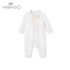 【高定系列】英氏宝宝桑蚕丝哈衣白色连体衣YZJAJ32035A 商品缩略图0