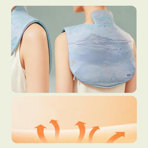 【精品艾绒】南阳张仲景 艾灸发热护肩 1件（46*31cm） 草本相伴放松热敷 商品图1