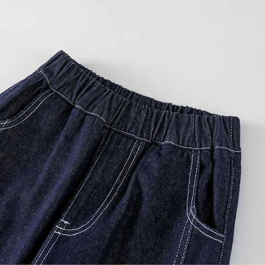 【牛仔长裤】棉花堂 牛仔长裤 A类 耐磨  潮酷有型  FD61105-1 商品图7