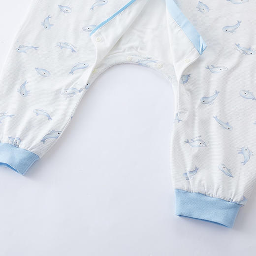 英氏儿童分腿睡袋宝定轻薄速干透气拉链睡袋防踢被YESFJ21005A01 商品图4