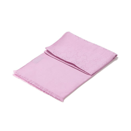 A1659043G6466900U_00A5401 古驰GUCCI 温暖桑蚕丝羊毛丝巾围巾165904 【180*45cm】 商品图2