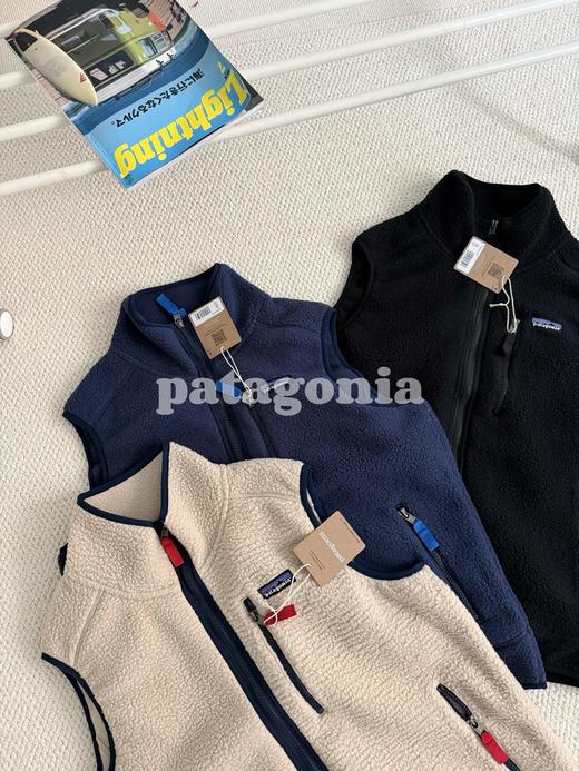 巴塔哥尼亚 Retro Pile 系列立领羊羔绒抓绒马甲背心 商品图4