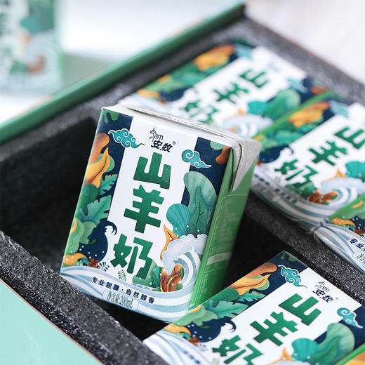 安牧山羊奶 | 天然牧场优质奶源 无菌脱膻技术 奶香浓郁顺滑 润滑醇香 营养加倍好吸收 好喝不上火 商品图4