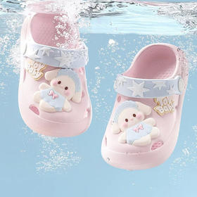 【洞洞鞋】女童可爱室内花园鞋男童软底包头沙滩鞋外穿夏季男宝女宝洞洞鞋【WG26331】