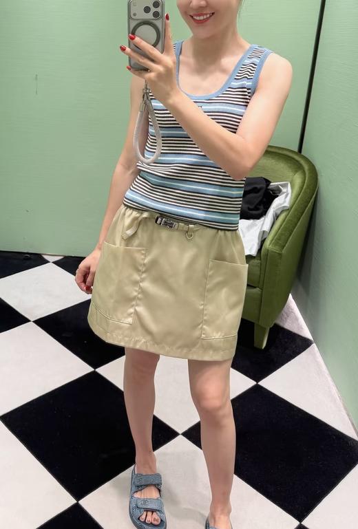 女款条纹针织背心la020 商品图2