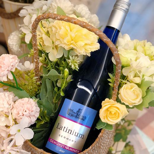 疯抢中！！【德国原瓶进口】Latinium琼瑶浆白葡萄酒 半甜型10.5vol 750ml/瓶 送手提礼袋 商品图9