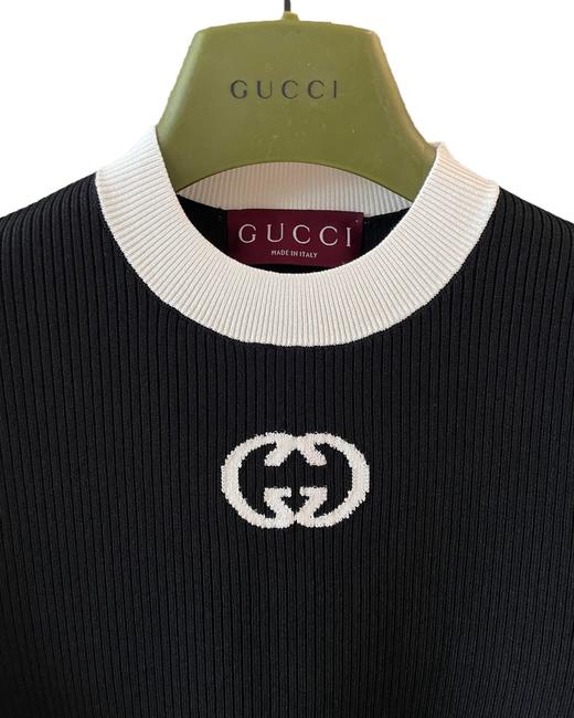 女款logo短袖针织衫he012 商品图2