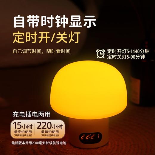 探秘 小蘑菇睡眠灯（遥控款） 商品图2
