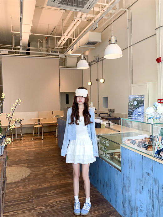 <曾小咸推荐>韩系百搭镂空防晒短款针织开衫 商品图10