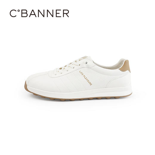 千百度2026春季男鞋质感鞋面 优选韧性牛皮革材质阿甘鞋A26115281 商品图1