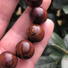 【青山特惠】1.5*15颗海南黄花梨紫油梨满纹水波老料文玩手串h117 商品缩略图3