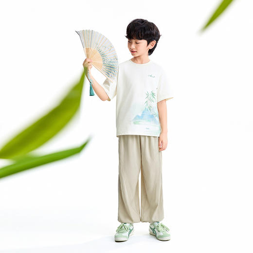 【实体店同款】男童圆领短袖针织衫夏季新款安奈儿童装AB621150 商品图3