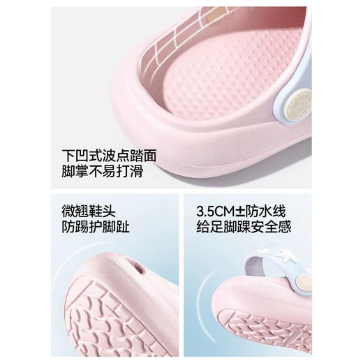【洞洞鞋】女童可爱室内花园鞋男童软底包头沙滩鞋外穿夏季男宝女宝洞洞鞋【WG26331】 商品图4