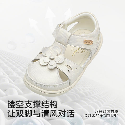 【商场同款】英氏儿童鞋子女童学步鞋夏季百搭透气凉鞋2026新款 商品图2