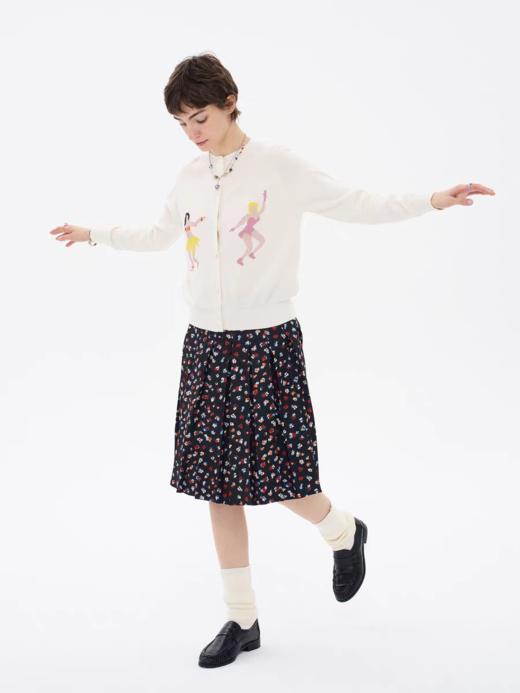 local tag/lt26ssk06/夜间花园 印花百褶裙 商品图2