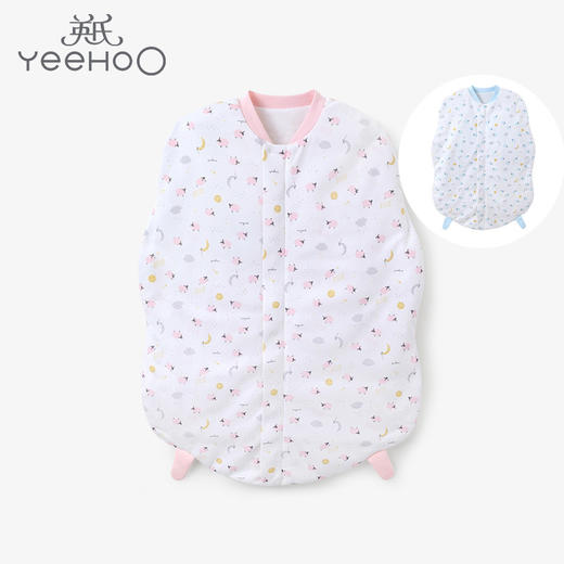 英氏初生婴儿睡袋宝宝防踢被保暖无袖YESCJ01005A 商品图0