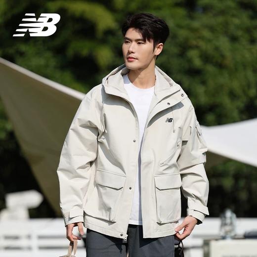 NB春季新款防风防雨连帽男女情侣款工装休闲运动户外徒步冲锋衣 商品图1