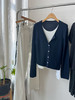 【纸片人】噢蜜ooomeooo假两件精纺毛衣开衫 商品缩略图6