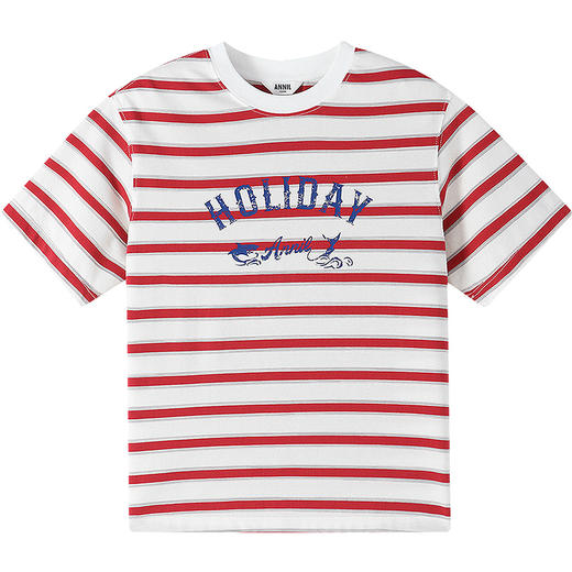 【实体店同款】男童圆领短袖针织衫夏季新款安奈儿童装AB621127 商品图6