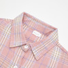 西遇韩系粉色格子衬衫女2026年春季新款慵懒风翻领宽松衬衣外套E0060171 商品缩略图5