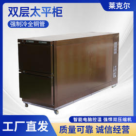 双层太平柜殡仪馆医院太平间遗体冷藏存放保存强制冷
