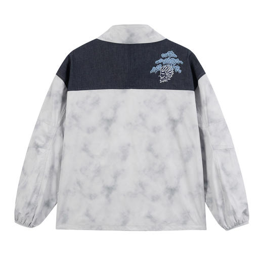 ONIARAI/鬼洗26春季新品鬼洗常青松老鹰牛仔拼接轻薄外套 B340256 商品图4