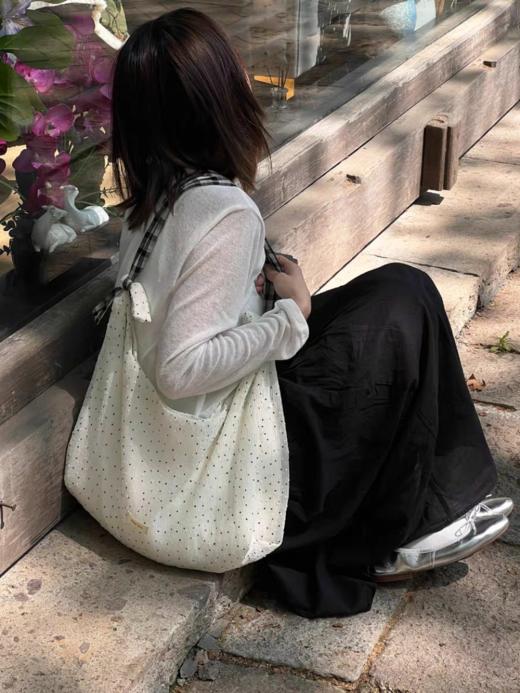 nothe Case布然/PMZX246/「泡沫之夏」春夏大容量波点斜挎包 商品图2