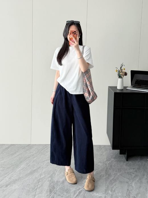 C*S同款休闲版型灯芯绒桶形长裤 商品图7