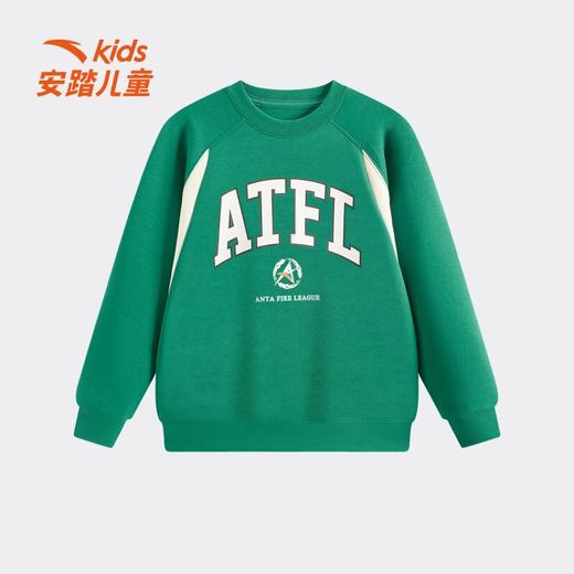 安踏儿童星火男大童套头衫2026年新款舒适亲肤青少年圆领运动卫衣352621721 商品图0