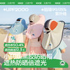 KK树黑胶儿童防晒帽大帽檐男童遮阳帽宝宝太阳帽女孩夏季2026新款小树荫黑胶防晒帽 商品缩略图0