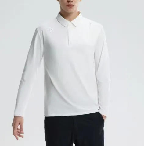 点此购买 迪桑特春秋季男士经典款长袖Polo衫 kad 341721 商品图5