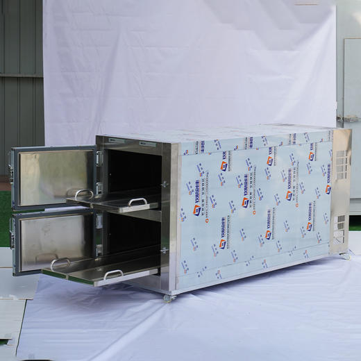 双层太平柜殡仪馆医院太平间遗体冷藏存放保存强制冷 商品图3