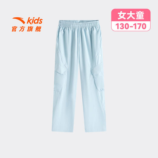 裤吧安踏儿童女大童运动长裤2026年夏季新款透气舒适中大童裤362627502 商品图7