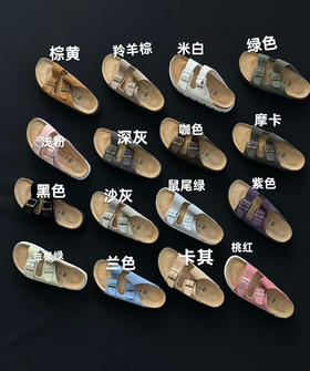 39-9 免带品 勃肯全新papillio系列 软木拼合EVA厚底 双带勃肯拖鞋 准码选 缓震舒适好穿