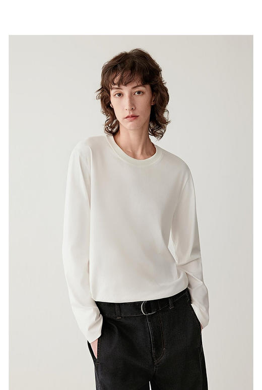 【高品质私服】【IC棉针织布长袖T恤】细腻光洁，纹理清晰，亲肤舒适G1630-CC【无标出货 介意慎拍】 商品图7