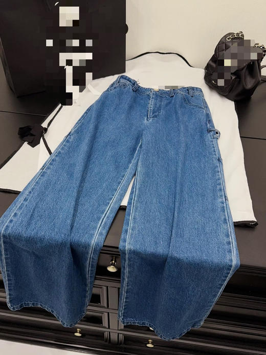 39-3  jennie同款 小C蓝色牛仔裤 商品图6