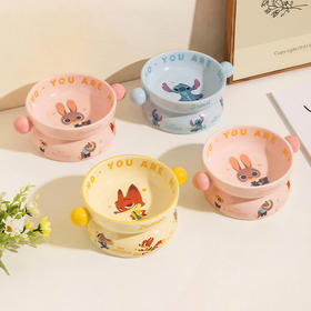 摩登主妇可爱猫碗狗碗高颜值宠物碗碟陶瓷大口径吃饭喝水专用食盆