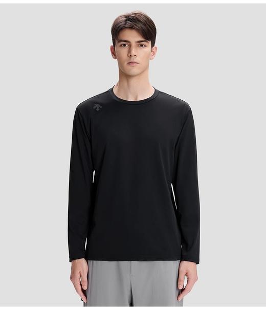 点此购买 迪桑特春秋季男士内搭长袖T恤 bk 341641 商品图1