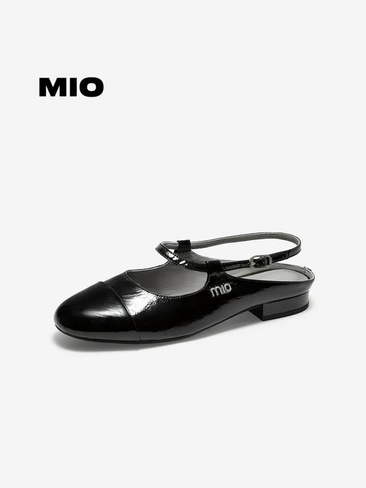 BF楼MIO米奥小香风女鞋2026夏季新款圆头低跟搭扣时装凉鞋拼色小单鞋吊牌价1298现价1168 商品图0