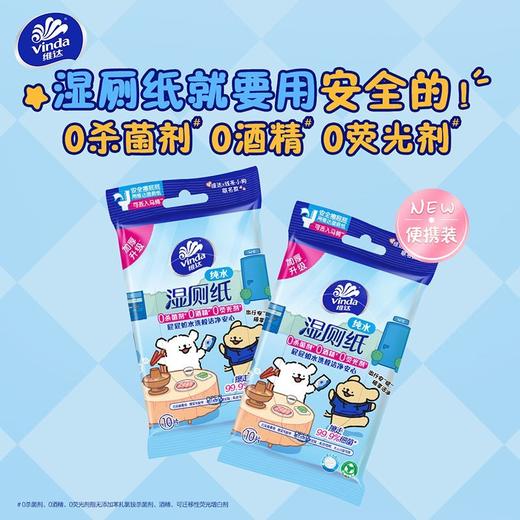 维达便携湿厕纸   10片1包成人厕所湿巾洁厕巾擦屁股湿纸1.61 商品图7
